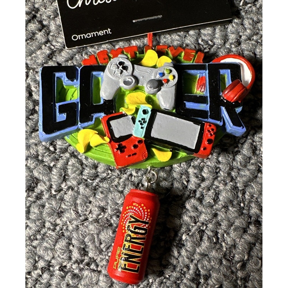 The Christmas Shoppe Next Level Gamer Ornament Nintendo Switch Gameboy - Picture 4 of 10